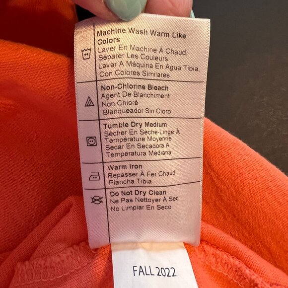 Ladies Carhartt Orange Short Sleeve Crew Tee Pre-owned Size L/12-14‎ Loos… - Picture 5 of 8